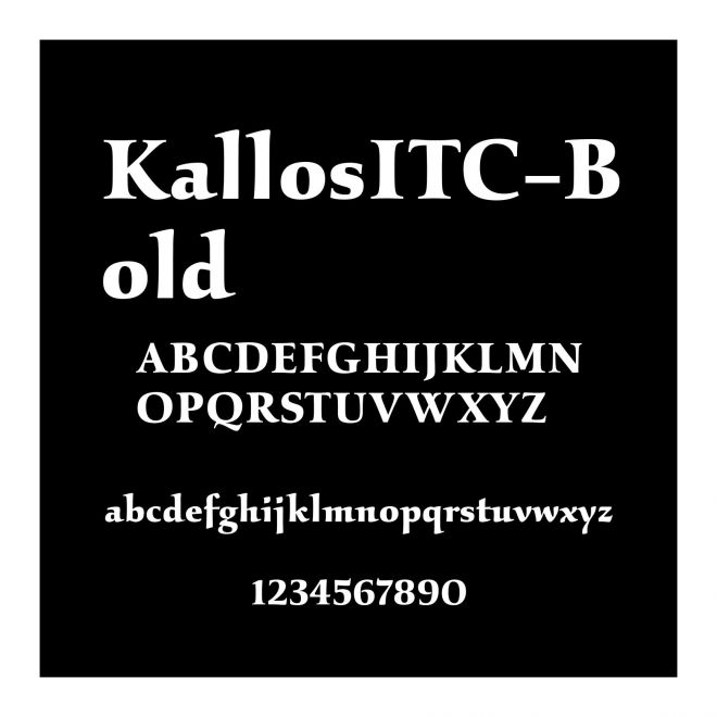 KallosITC-Bold