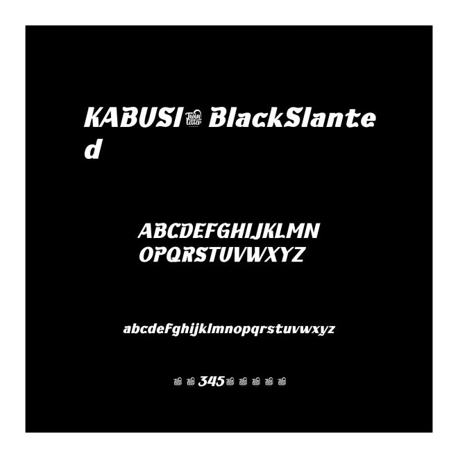 KABUSI-BlackSlanted