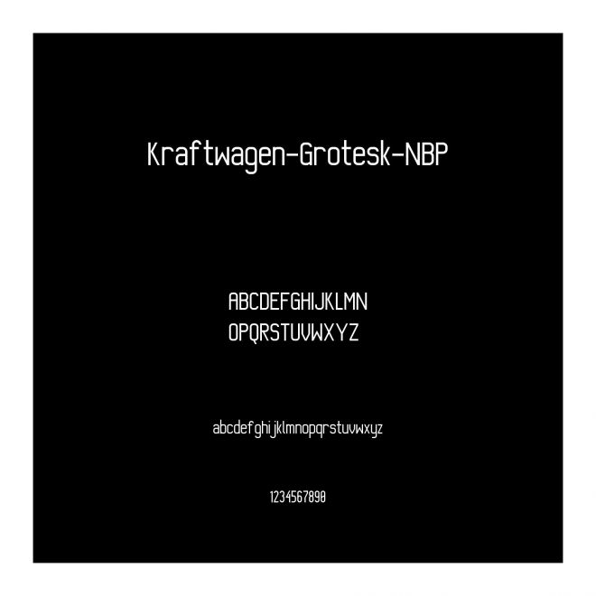 Kraftwagen-Grotesk-NBP