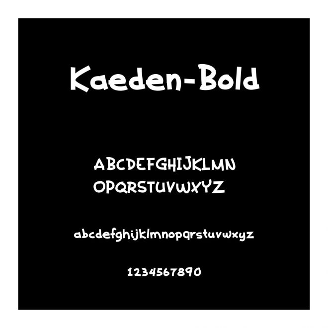 Kaeden-Bold