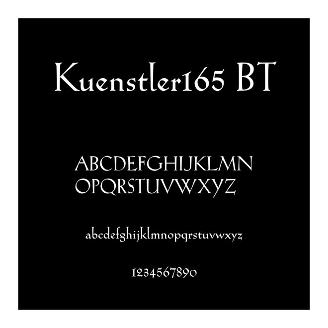 Kuenstler165 BT