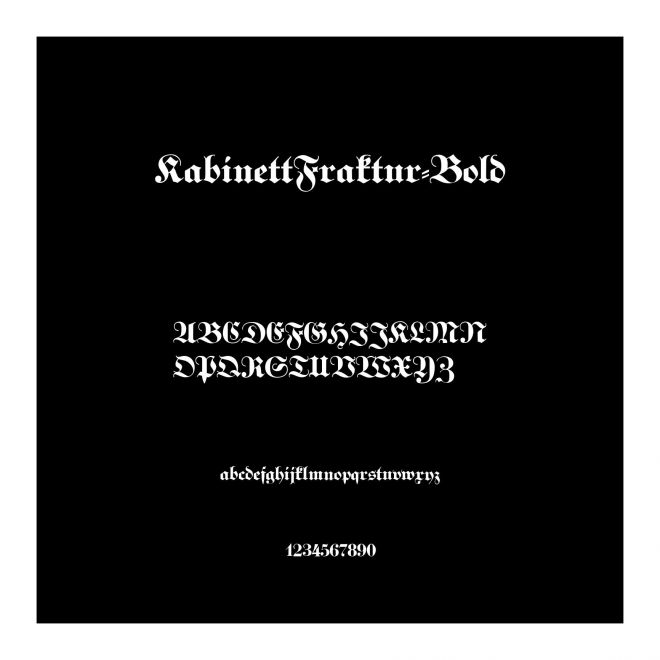KabinettFraktur-Bold