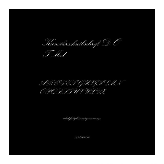 Kunstlerschreibschrift D OT Med