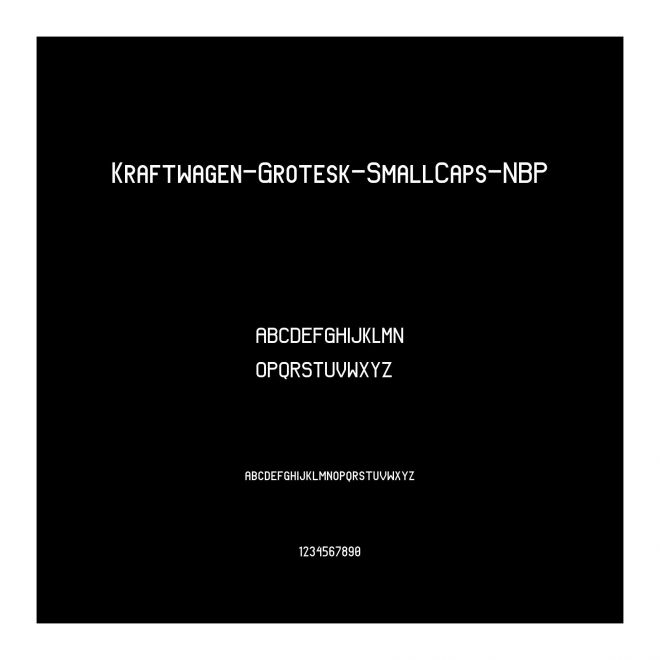 Kraftwagen-Grotesk-SmallCaps-NBP
