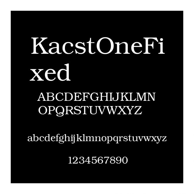 KacstOneFixed