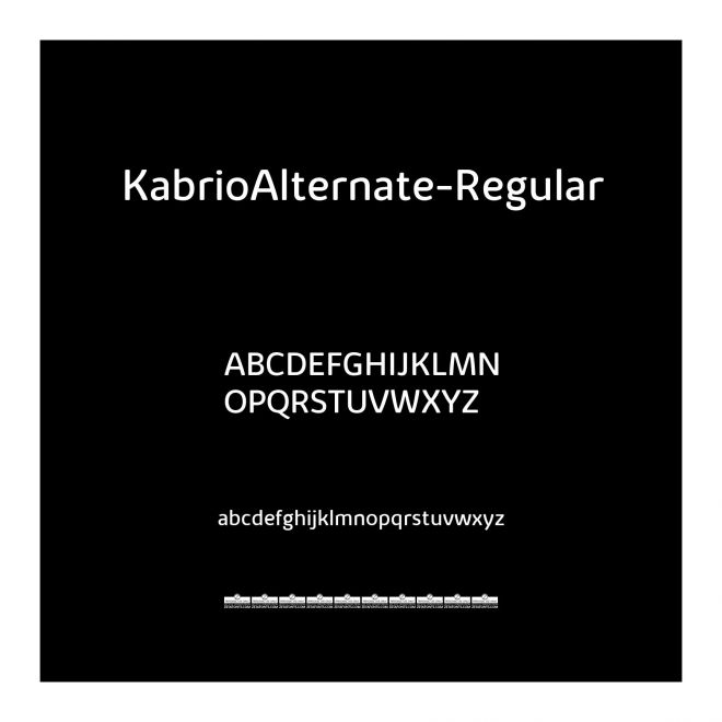KabrioAlternate-Regular