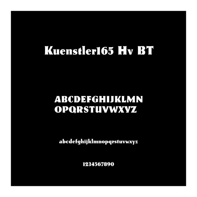 Kuenstler165 Hv BT