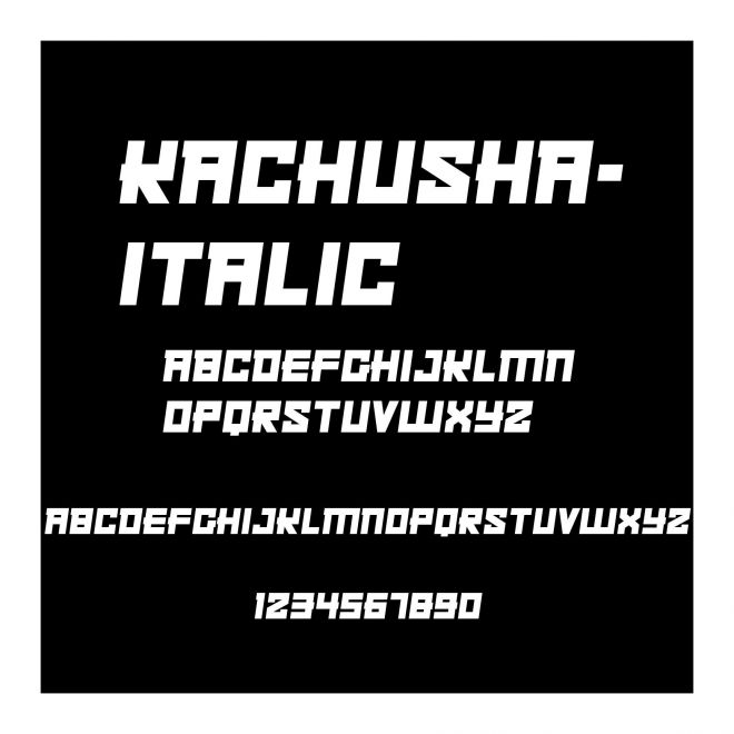 Kachusha-Italic