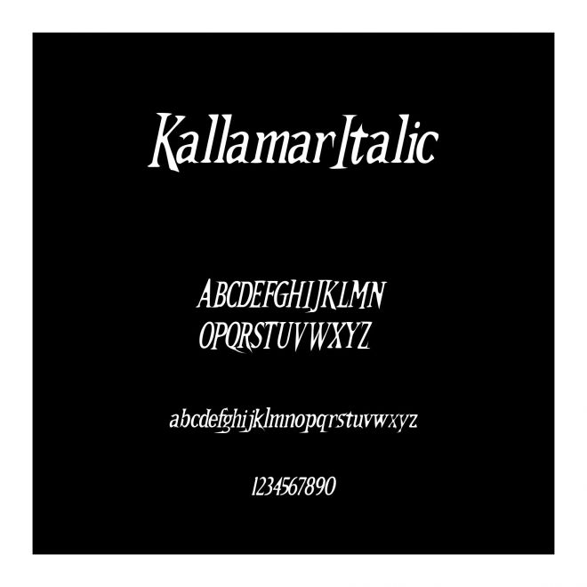KallamarItalic