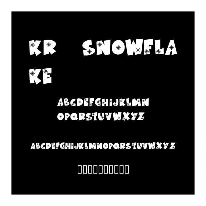 KR Snowflake