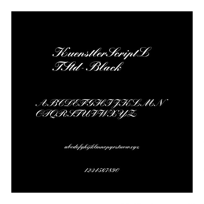 KuenstlerScriptLTStd-Black