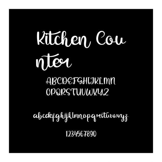 Kitchen Counter