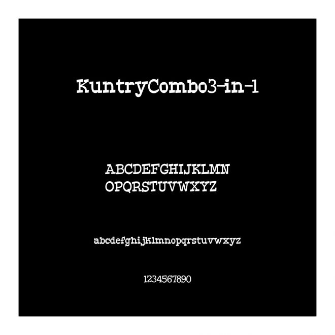KuntryCombo3-in-1
