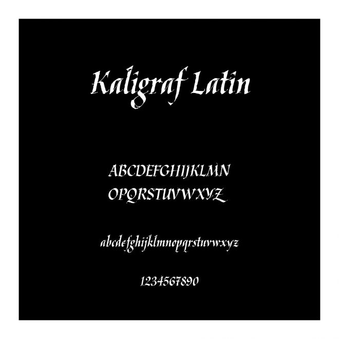 Kaligraf Latin