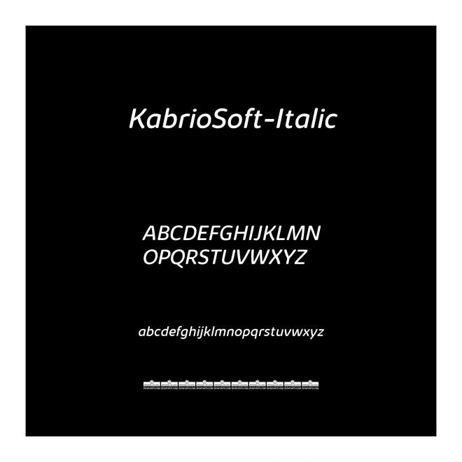 KabrioSoft-Italic