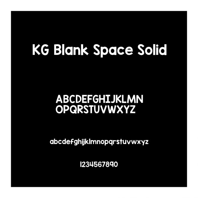 KG Blank Space Solid