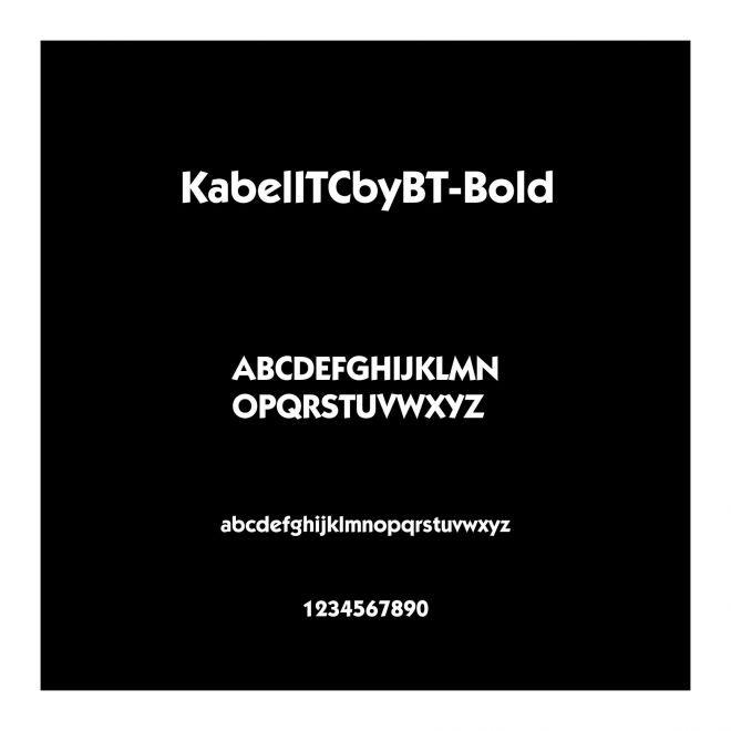 KabelITCbyBT-Bold