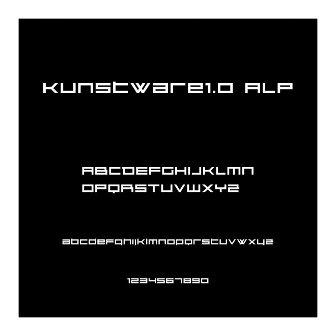 Kunstware1.0 ALP