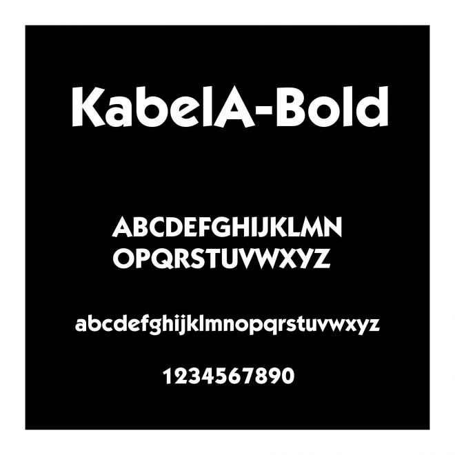 KabelA-Bold