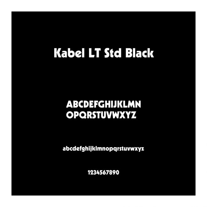 Kabel LT Std Black