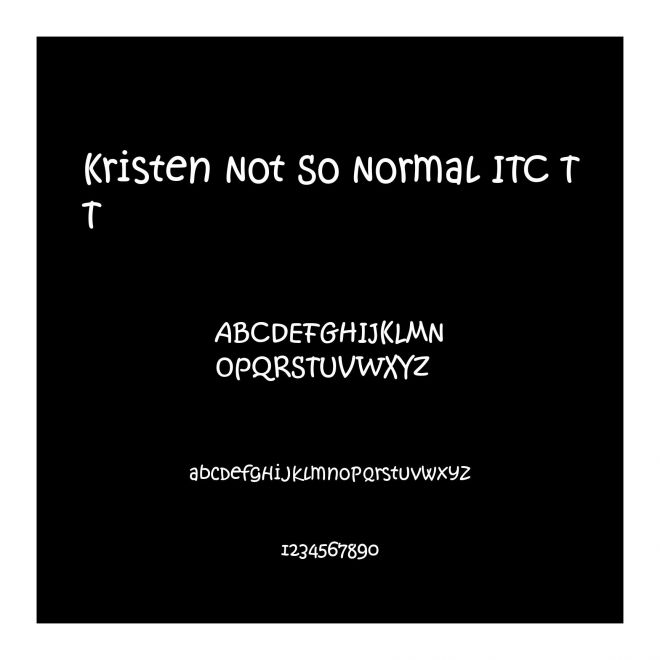 Kristen Not So Normal ITC TT