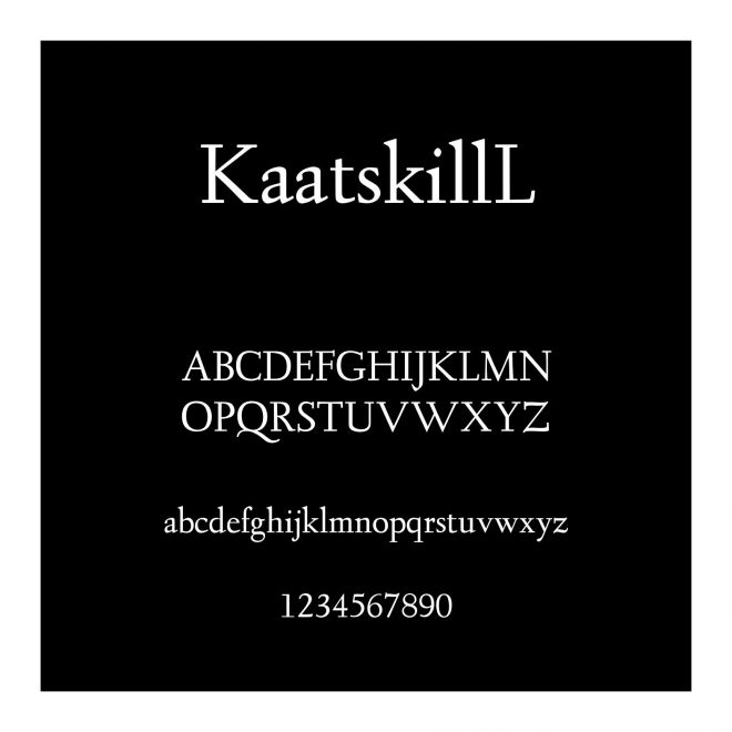 KaatskillL