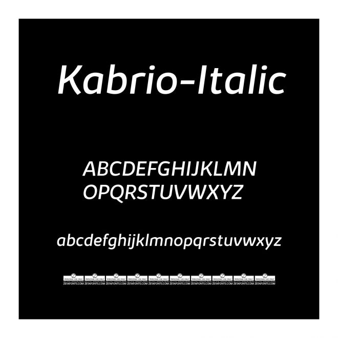 Kabrio-Italic