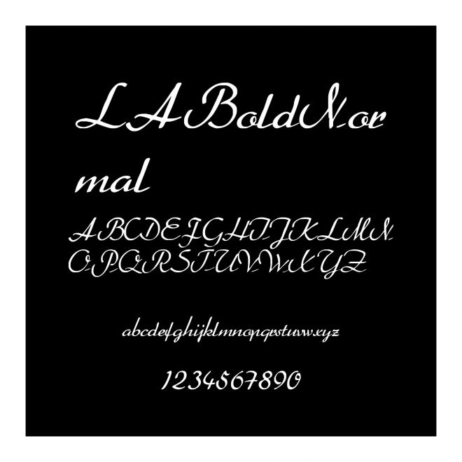LABoldNormal
