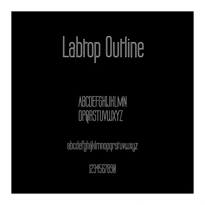 Labtop Outline