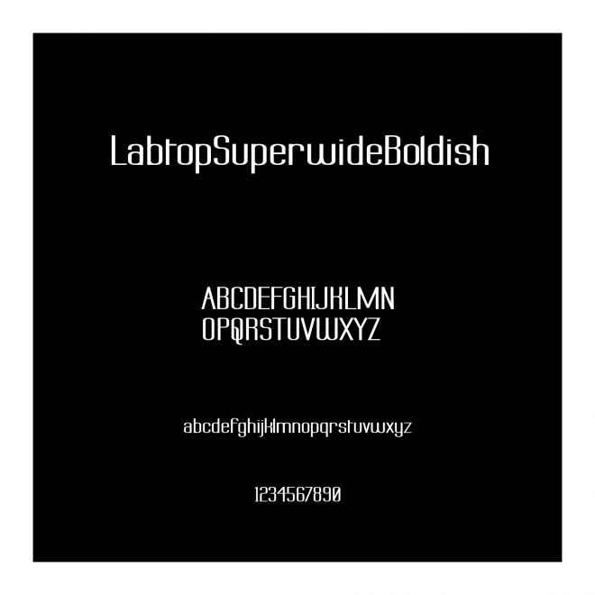 LabtopSuperwideBoldish