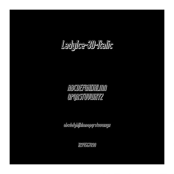 LadyIce-3D-Italic