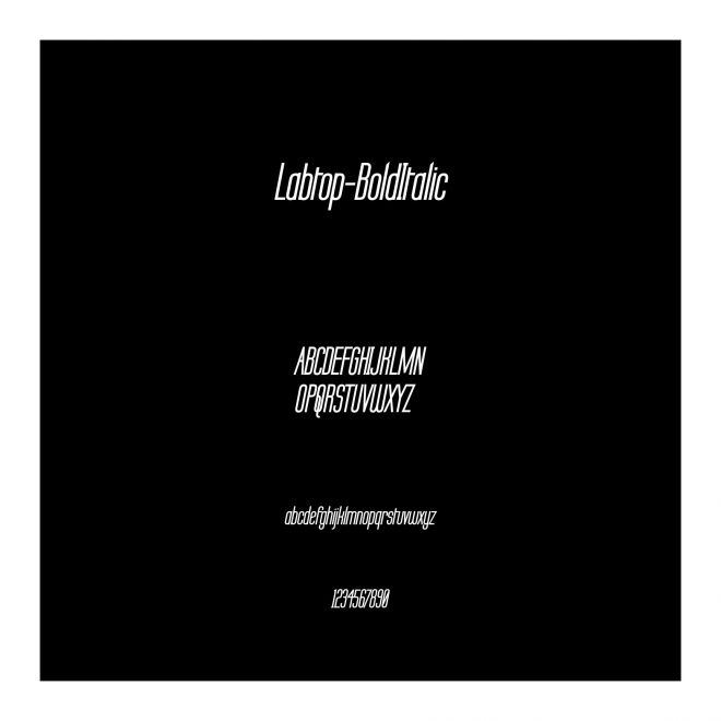 Labtop-BoldItalic