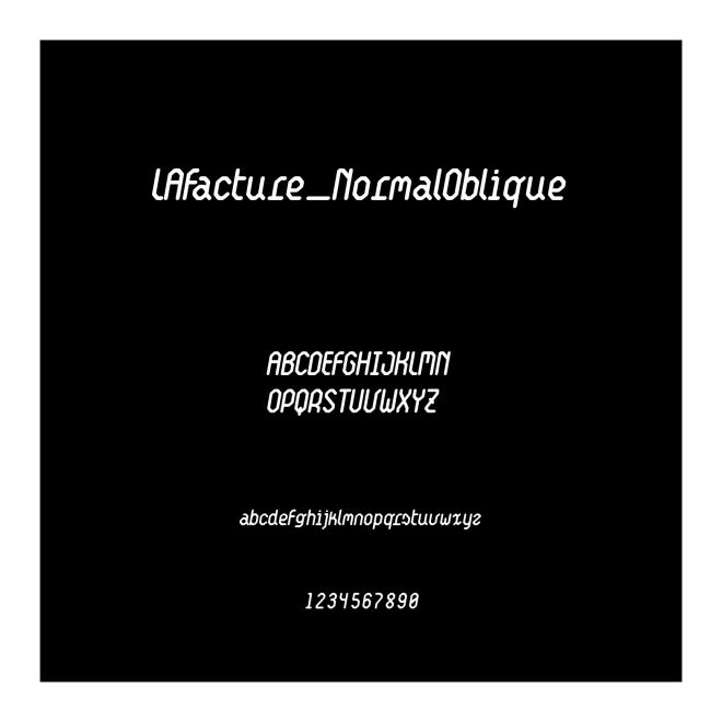 LAfacture_NormalOblique
