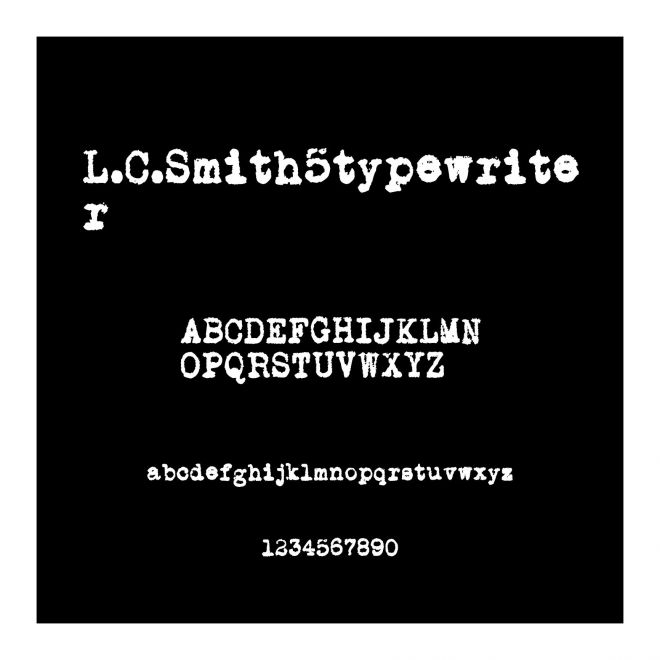 L.C.Smith5typewriter