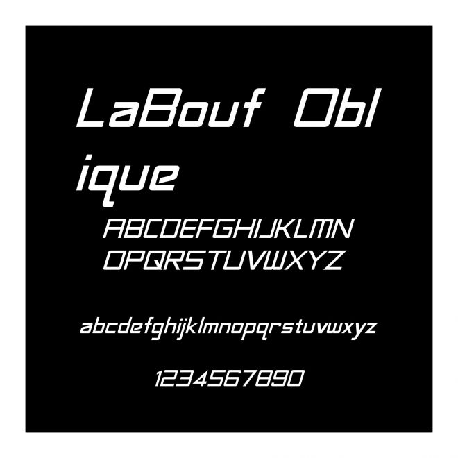 LaBouf Oblique