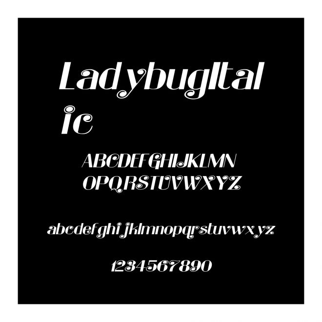 LadybugItalic
