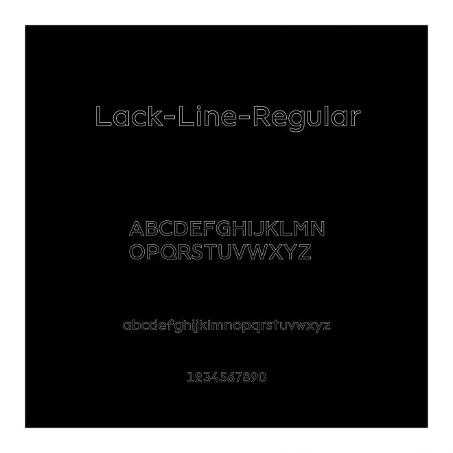 Lack-Line-Regular