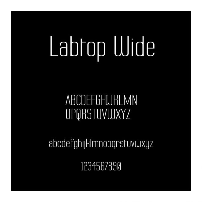 Labtop Wide