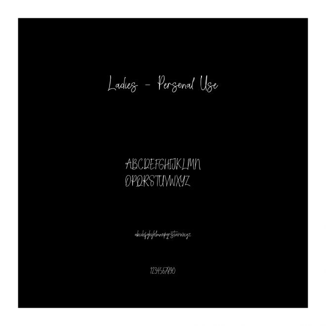 Ladies - Personal Use
