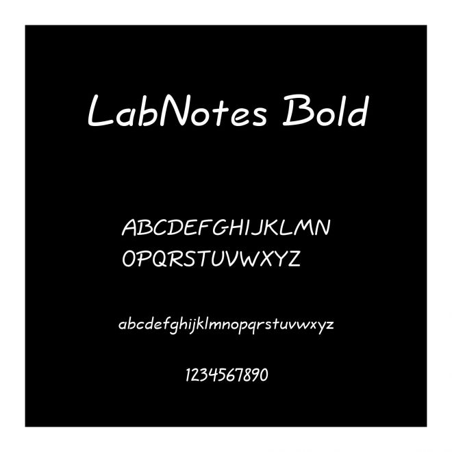 LabNotes Bold