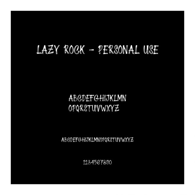 Lazy Rock - Personal Use
