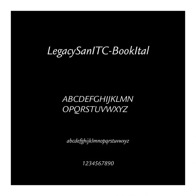 LegacySanITC-BookItal