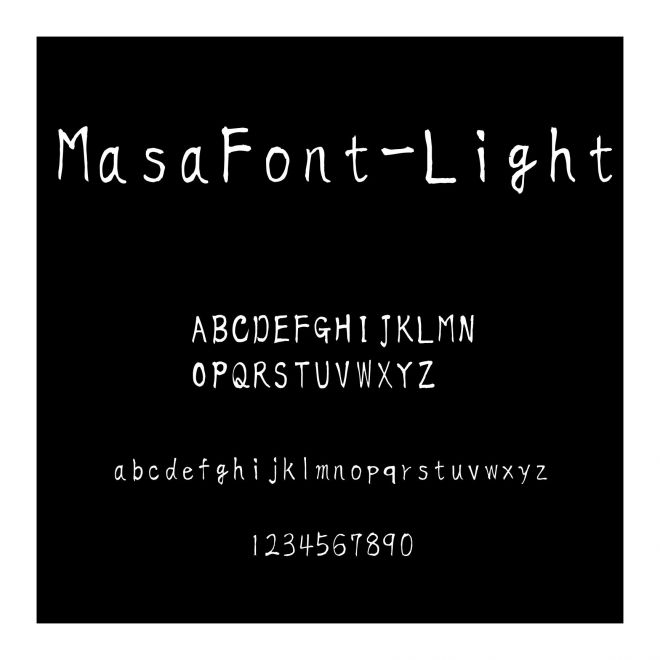 MasaFont-Light