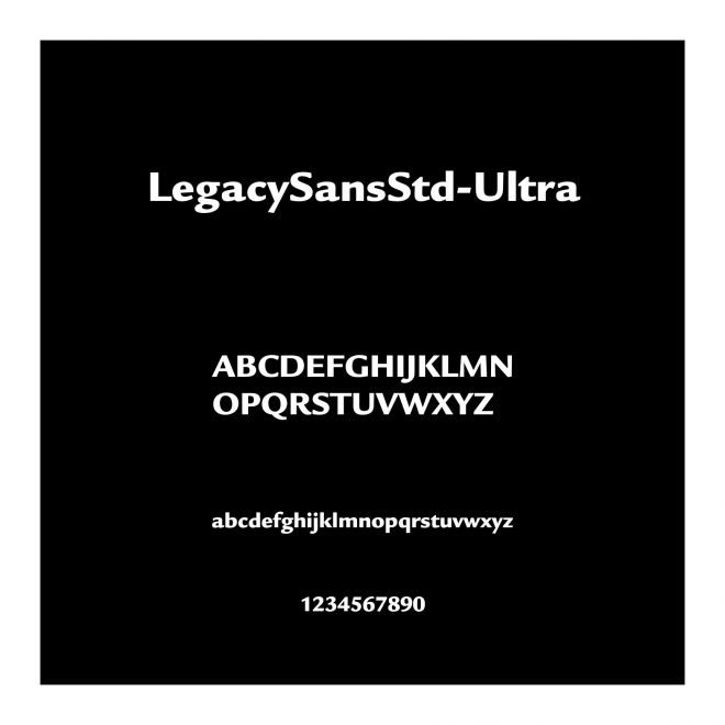 LegacySansStd-Ultra