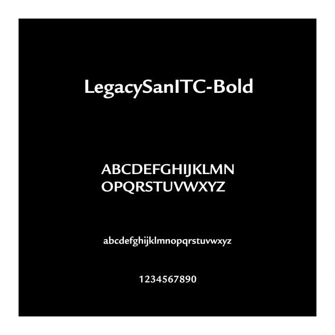 LegacySanITC-Bold