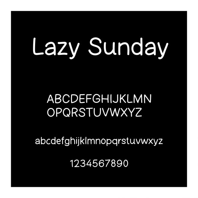 Lazy Sunday
