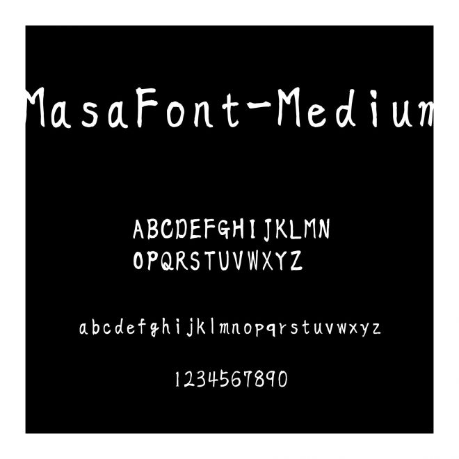 MasaFont-Medium
