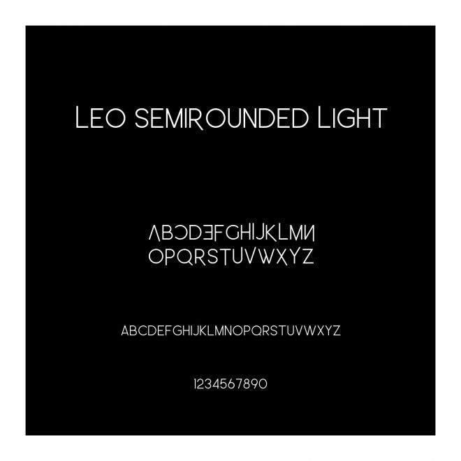 Leo SemiRounded Light