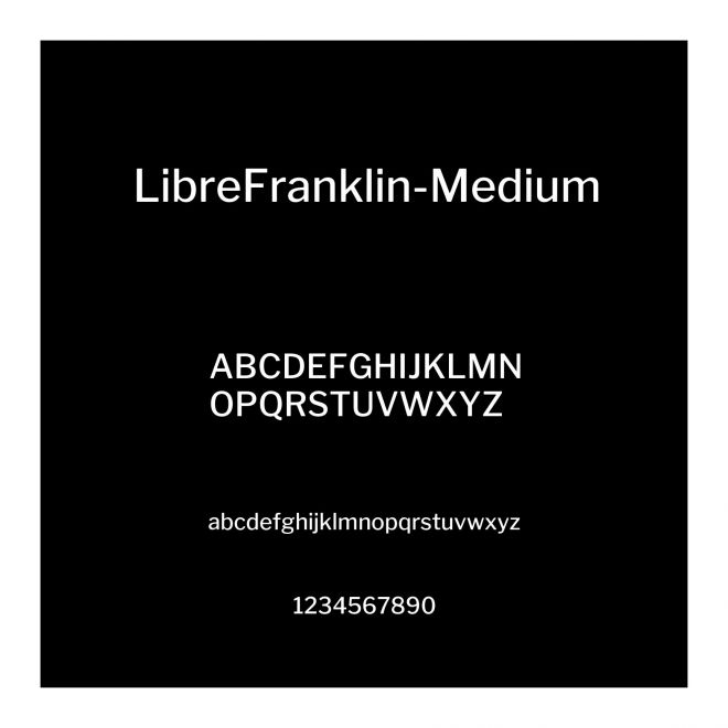 LibreFranklin-Medium