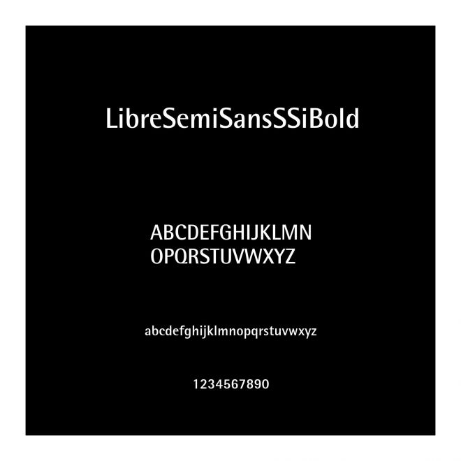 LibreSemiSansSSiBold